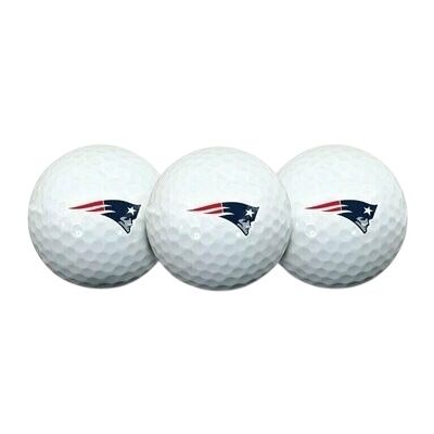 New England Patriots Sleeve of 3 Golf Balls New England Patriots Sleeve of 3 Golf Balls