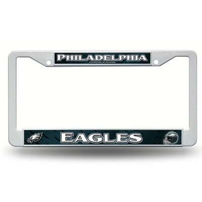 Philadelphia Eagles White Plastic License Plate Frame Philadelphia Eagles White Plastic License Plate Frame