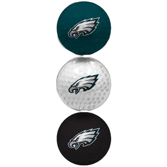 Philadelphia Eagles Set of 3 Golf Balls