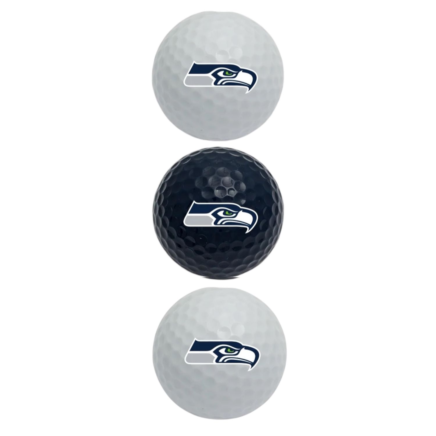 Seattle Seahawks Set of 3 Golf Balls