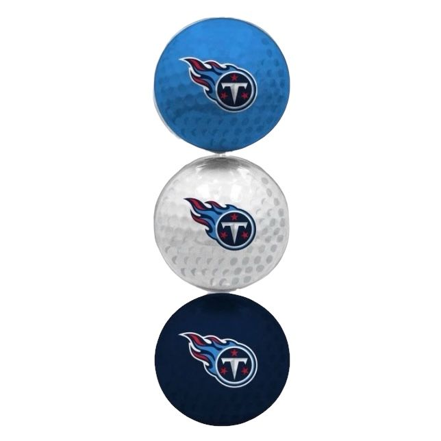 Tennessee Titans Set of 3 Golf Balls