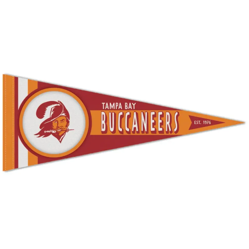 Tampa Bay Buccaneers Historic 12 Tampa Bay Buccaneers Historic 12" x 30" Premium Pennant