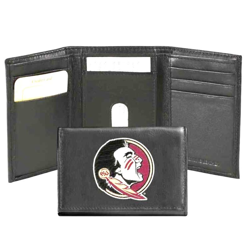 Florida State Seminoles Leather Embroidered Tri-Fold Wallet