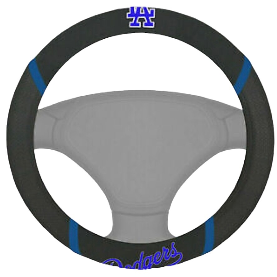 Los Angeles Dodgers Embroidered Car Steering Wheel Cover Los Angeles Dodgers Embroidered Car Steering Wheel Cover