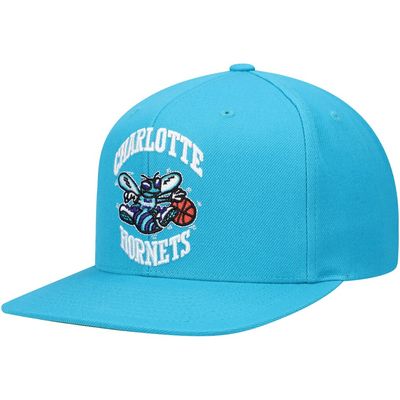 Charlotte Hornets Men’s Team Ground Mitchell & Ness Snapback Hat