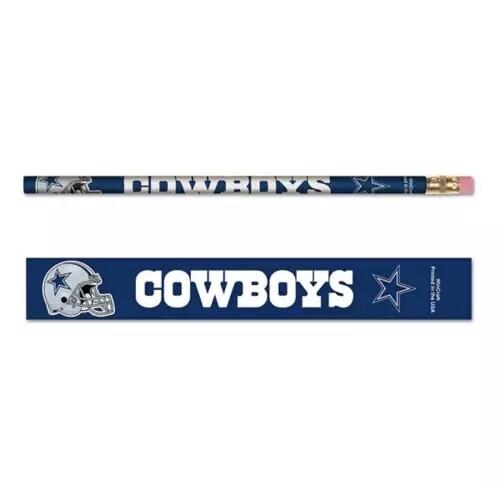 Dallas Cowboys 6 Pack Pencils Dallas Cowboys 6 Pack Pencils