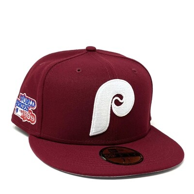 Philadelphia Phillies Men’s New Era World Series 1980 Patch 59Fifty Fitted Hat Philadelphia Phillies Men’s New Era World Series 1980 Patch 59Fifty Fitted Hat