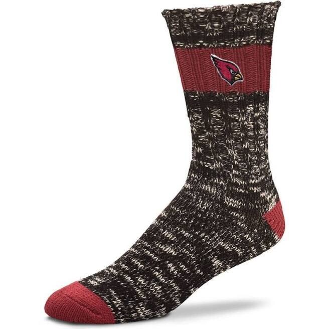Arizona Cardinals Alpine Stripes Crew Socks Arizona Cardinals Alpine Stripes Crew Socks