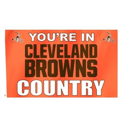 Cleveland Browns Country 3' x 5' Premium Flag