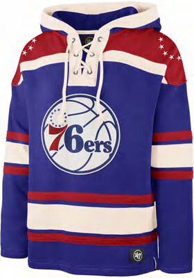 Philadelphia 76ers Men’s 47 Lacer V-Neck Pullover Hoodie Philadelphia 76ers Men’s 47 Lacer V-Neck Pullover Hoodie