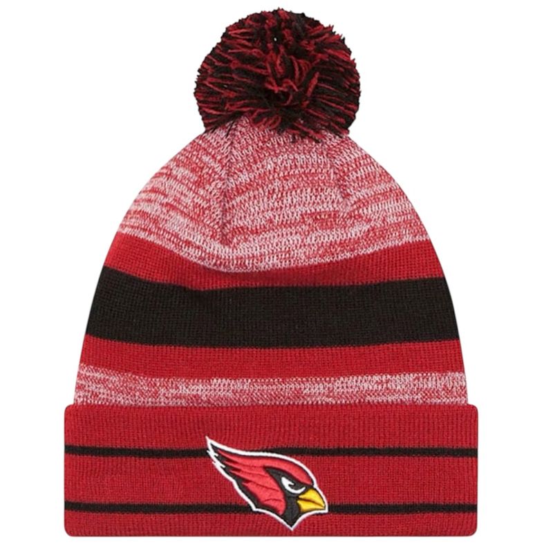 Arizona Cardinals Men's New Era Cuffed Pom Knit Hat