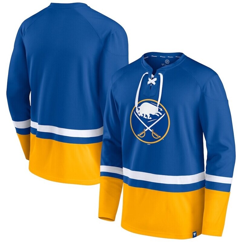 Buffalo Sabres Men’s Fanatics Branded Super Mission Slapshot Lace-Up Pullover