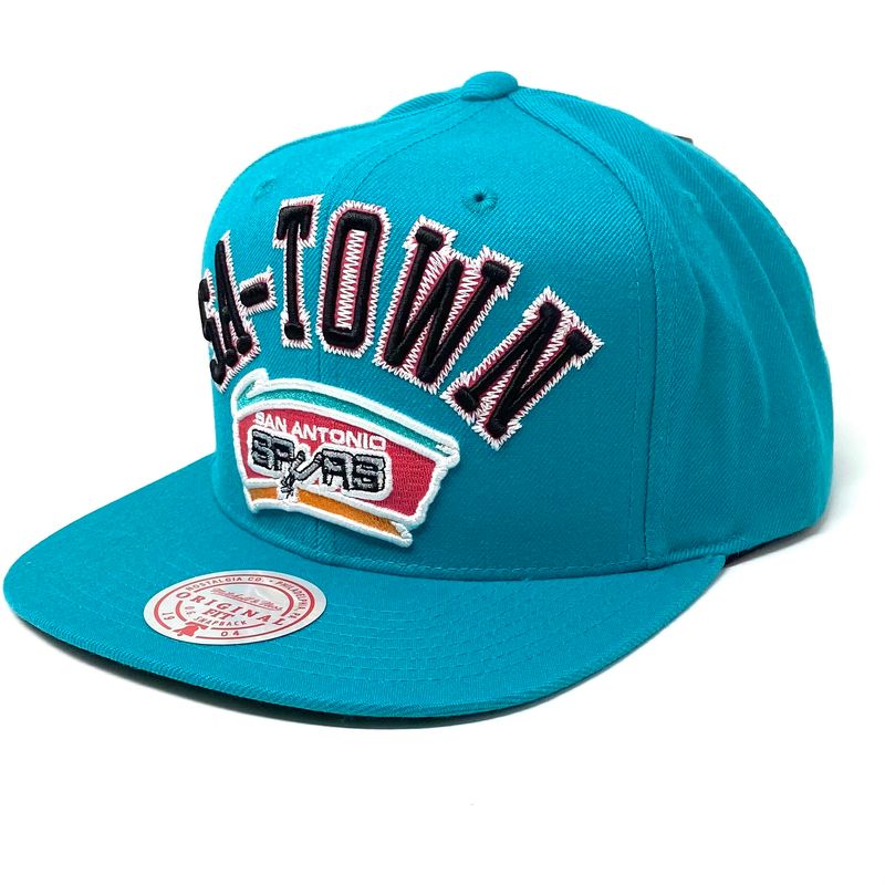 San Antonio Spurs SA-Town Men’s Mitchell & Ness NBA Zig Zag Snapback Hat