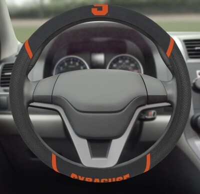 Syracuse Orange Embroidered Car Steering Wheel Cover Syracuse Orange Embroidered Car Steering Wheel Cover