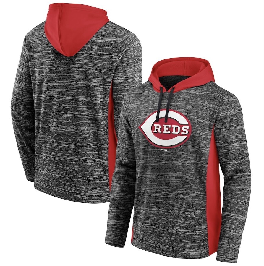 Cincinnati Reds Men’s Fanatics Instant Replay Pullover Hoodie Cincinnati Reds Men’s Fanatics Instant Replay Pullover Hoodie