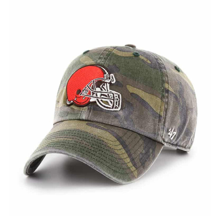 Cleveland Browns Men’s Camo Clean Up Adjustable Style 47 Brand Hat