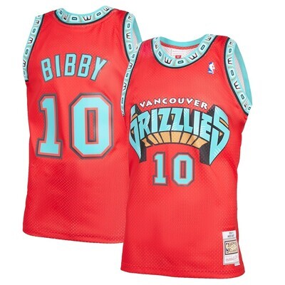Vancouver Grizzlies Mike Bibby 98-99 Men's Red Mitchell & Ness Reload Swingman Jersey Vancouver Grizzlies Mike Bibby 98-99 Men's Red Mitchell & Ness Reload Swingman Jersey