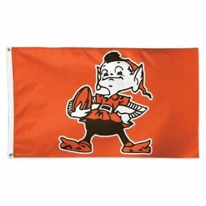 Cleveland Browns Brownie 3' x 5' Deluxe Flag Cleveland Browns Brownie 3' x 5' Deluxe Flag