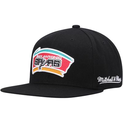 San Antonio Spurs Men’s English Dropback Mitchell & Ness Snapback Hat