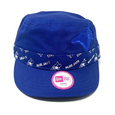 Toronto Blue Jays Women's Blue New Era Military Style Hat Toronto Blue Jays Women's Blue New Era Military Style Hat
