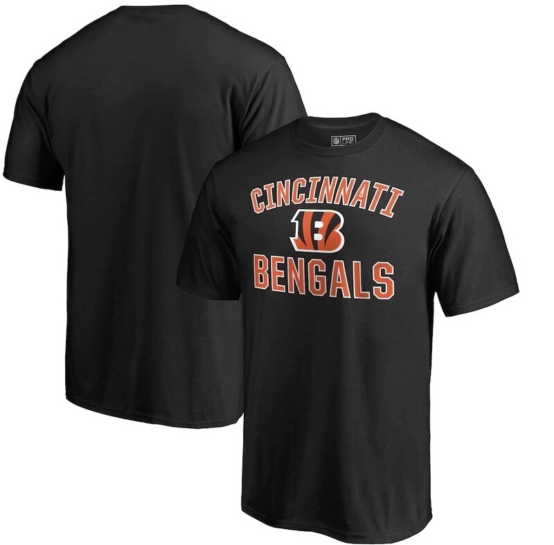 Cincinnati Bengals Men’s NFL Fanatics Branded Victory Arch T-Shirt Cincinnati Bengals Men’s NFL Fanatics Branded Victory Arch T-Shirt