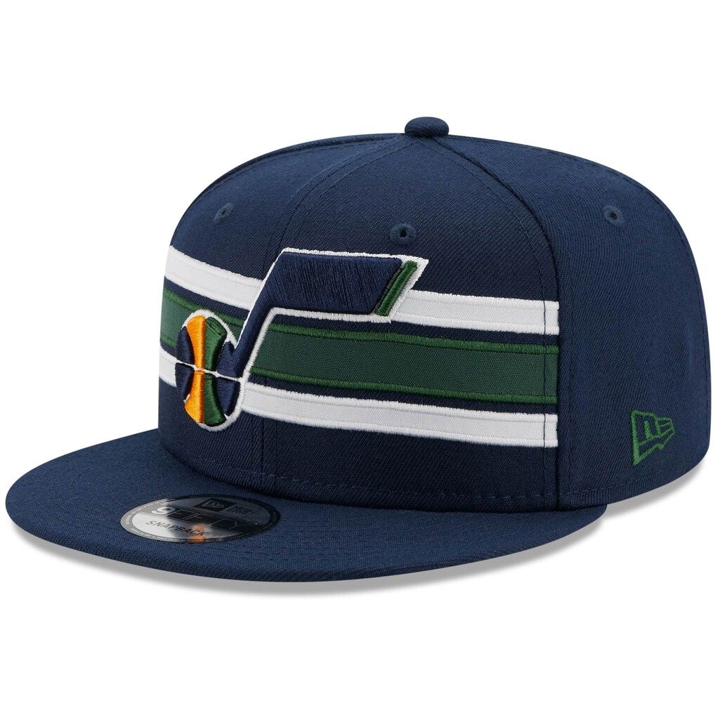 Utah Jazz Men’s Navy Strike New Era 9Fifty Snapback Hat