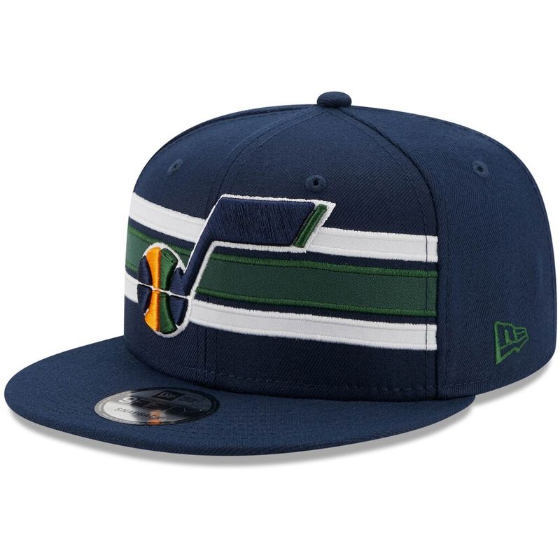 Utah Jazz Men’s Navy Strike New Era 9Fifty Snapback Hat Utah Jazz Men’s Navy Strike New Era 9Fifty Snapback Hat
