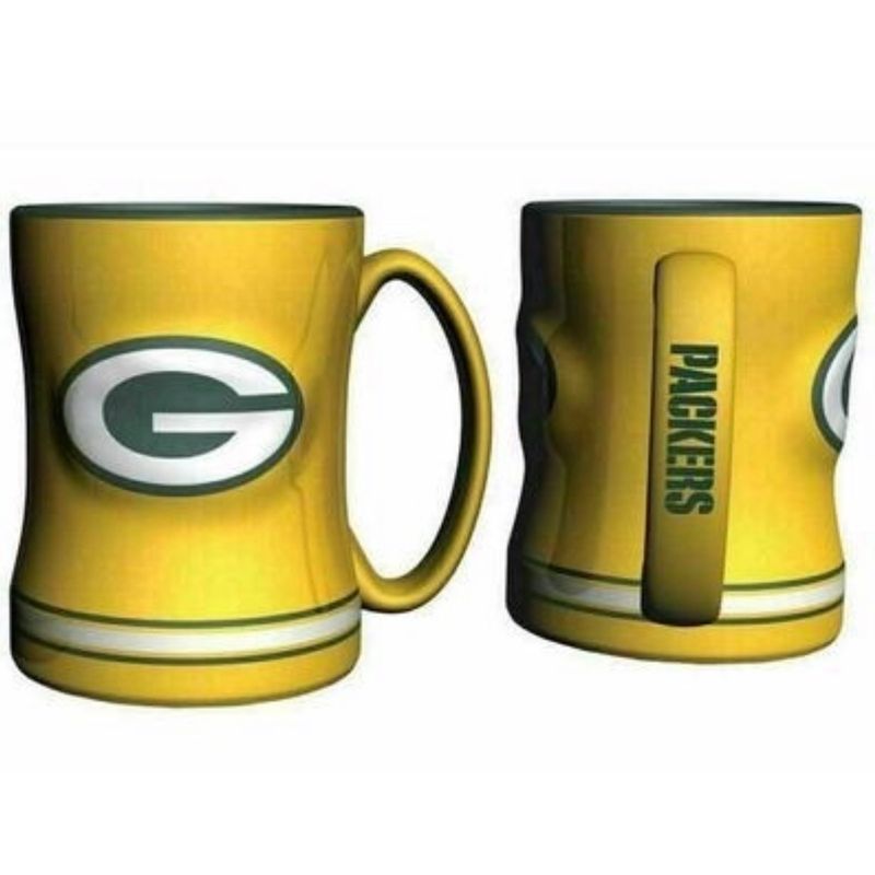 Green Bay Packers 14oz Relief Coffee Mug