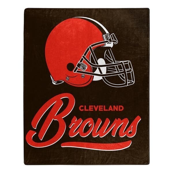 Cleveland Browns 50 Cleveland Browns 50" x 60" Signature Plush Raschel Blanket