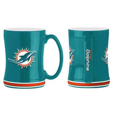 Miami Dolphins 14oz Relief Coffee Mug