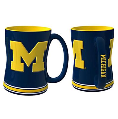 Michigan Wolverines 14oz Relief Coffee Mug