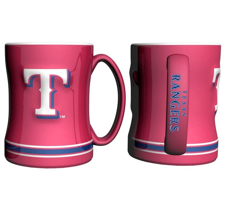 Texas Rangers 14oz Relief Coffee Mug Texas Rangers 14oz Relief Coffee Mug