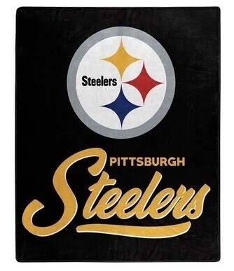 Pittsburgh Steelers 50" x 60" Signature Plush Raschel Blanket