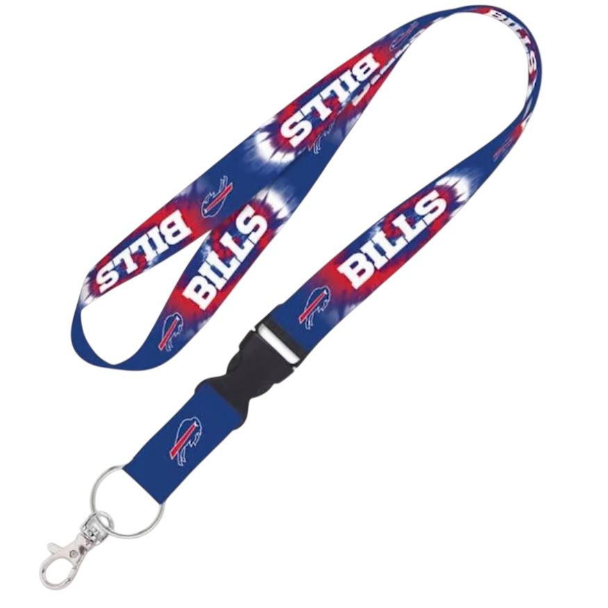 Buffalo Bills Tie Dye 1" Lanyard