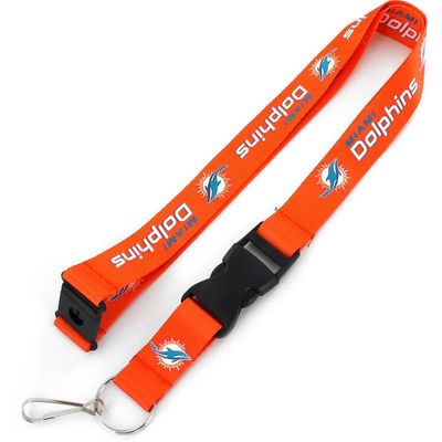 Miami Dolphins Orange Lanyard