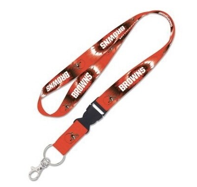 Cleveland Browns Tie Dye 1 Cleveland Browns Tie Dye 1" Lanyard