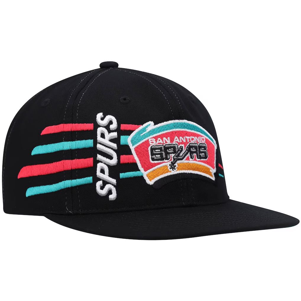 San Antonio Spurs Men’s Retro Bolt Mitchell & Ness Snapback Hat