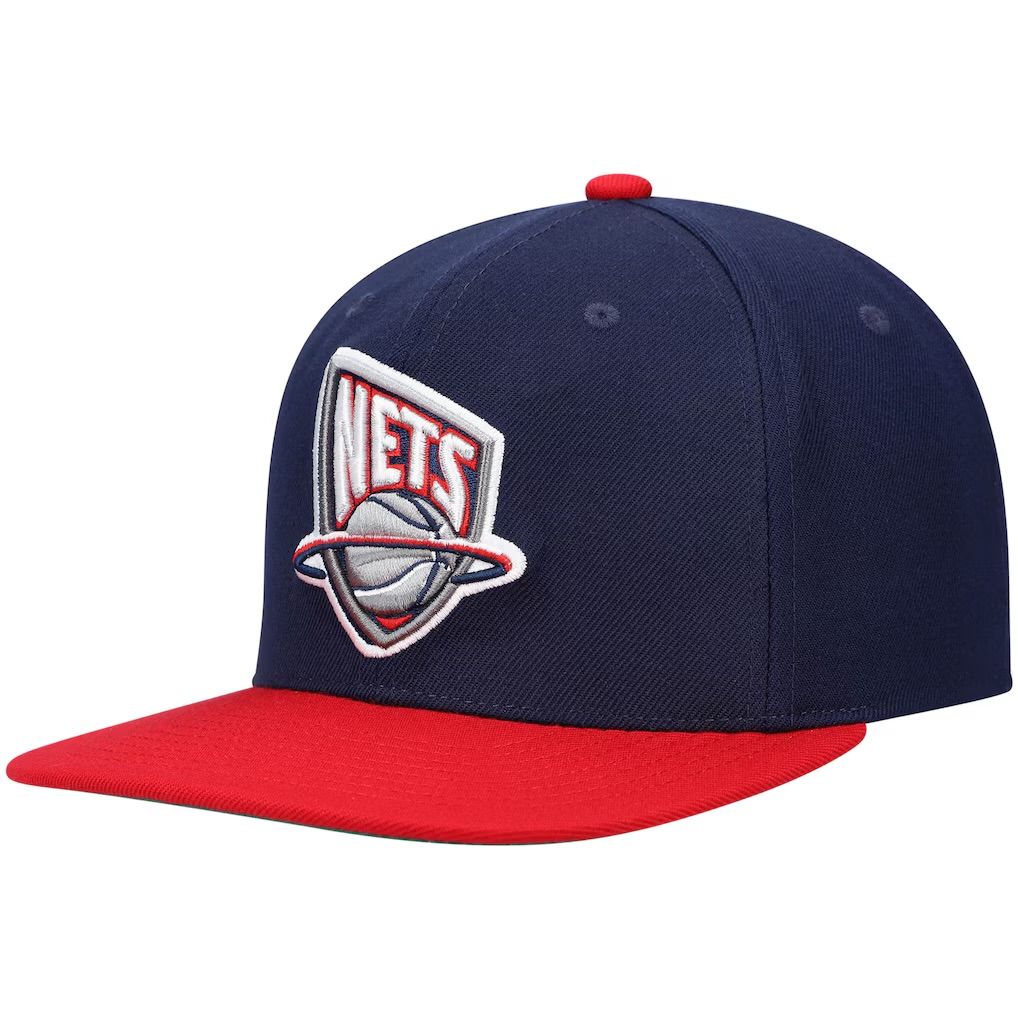 New Jersey Nets Men’s 2-Tone Classic Mitchell & Ness Snapback Hat