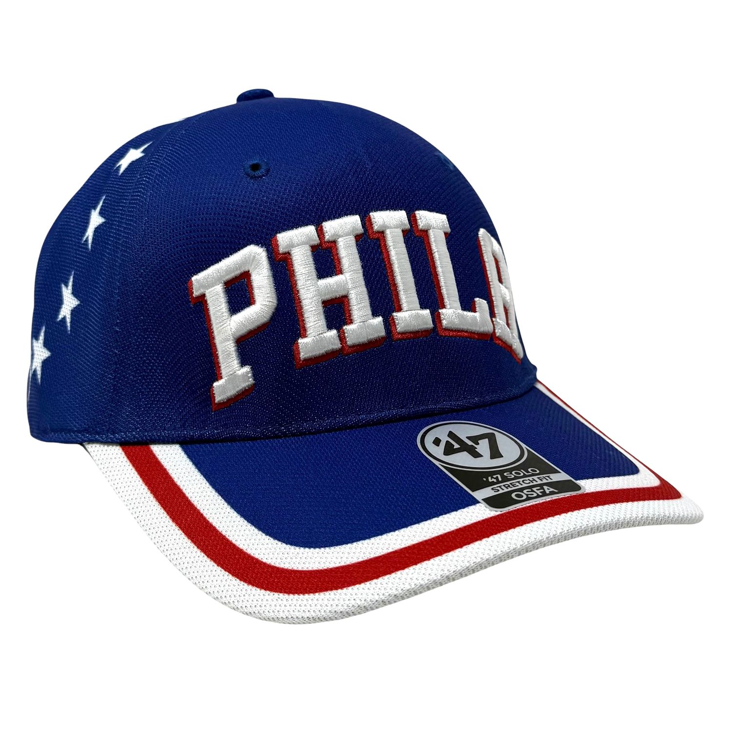 Philadelphia 76ers Men's 47 Brand Solo Stretch Fit Hat