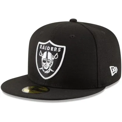 Las Vegas Raiders Men’s New Era Black Basic 59Fifty Fitted Hat
