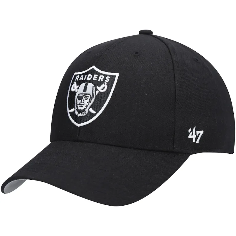 Las Vegas Raiders Men's 47 Brand MVP  Adjustable Hat