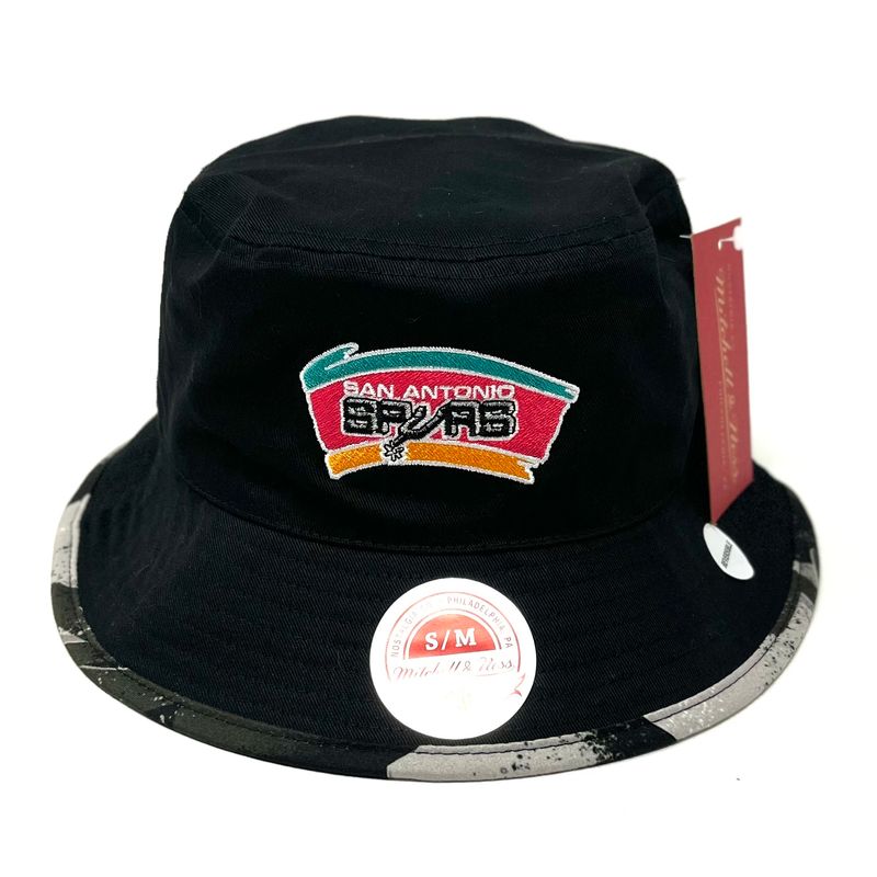 San Antonio Spurs Men’s Mitchell & Ness Hyper HWC Reversible Bucket Hat