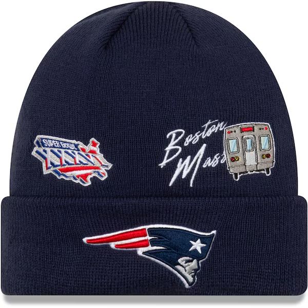 New England Patriots Men's Super Bowl XXXVI New Era Cuffed Knit Hat