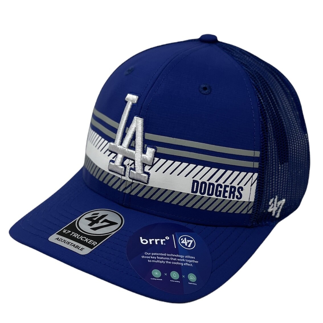 Los Angeles Dodgers Men's 47 Trucker Adjustable Hat Los Angeles Dodgers Men's 47 Trucker Adjustable Hat