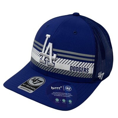 Los Angeles Dodgers Men's 47 Trucker Adjustable Hat Los Angeles Dodgers Men's 47 Trucker Adjustable Hat