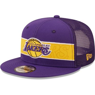 Los Angeles Lakers Men's Tonal Band New Era 9Fifty Snapback Hat Los Angeles Lakers Men's Tonal Band New Era 9Fifty Snapback Hat