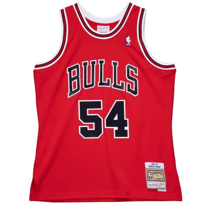 Chicago Bulls Horace Grant 1990-91 Men's Red Mitchell & Ness Swingman Jersey