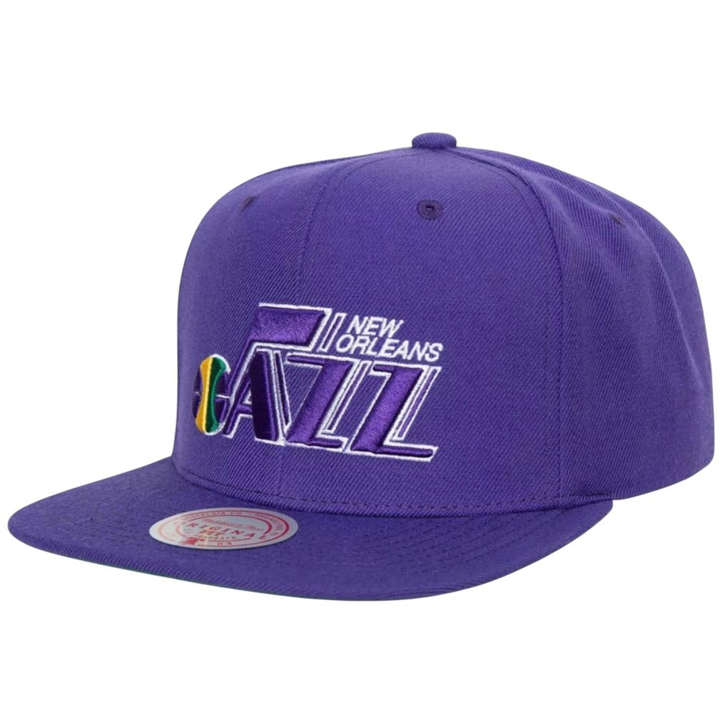 New Orleans Jazz Men’s Mitchell & Ness NBA Team Ground 2.0 Stretch Snapback Hat