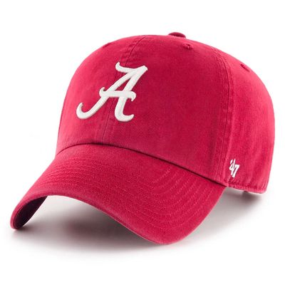Alabama Crimson Tide Men’s 47 Brand Clean Up Adjustable Hat Alabama Crimson Tide Men’s 47 Brand Clean Up Adjustable Hat