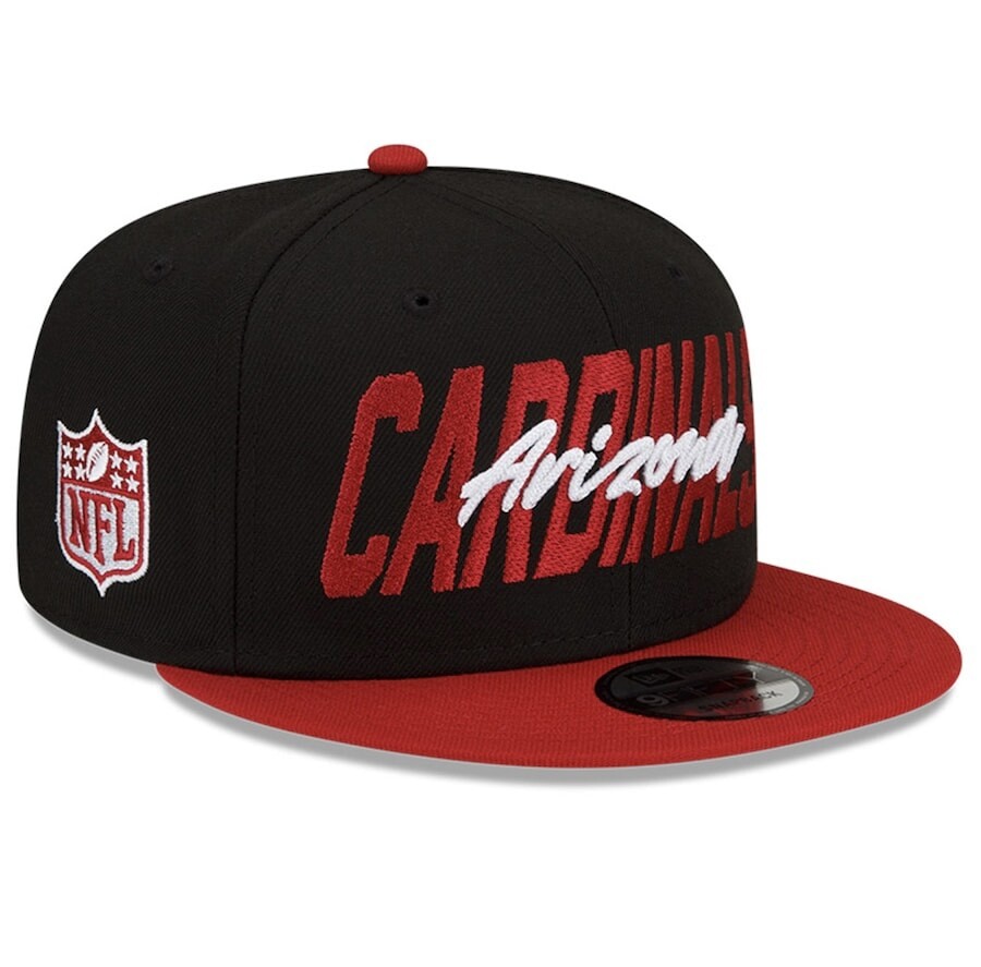 Arizona Cardinals Men’s New Era Black/Red NFL Draft 9FIFTY Snapback Adjustable Hat Arizona Cardinals Men’s New Era Black/Red NFL Draft 9FIFTY Snapback Adjustable Hat
